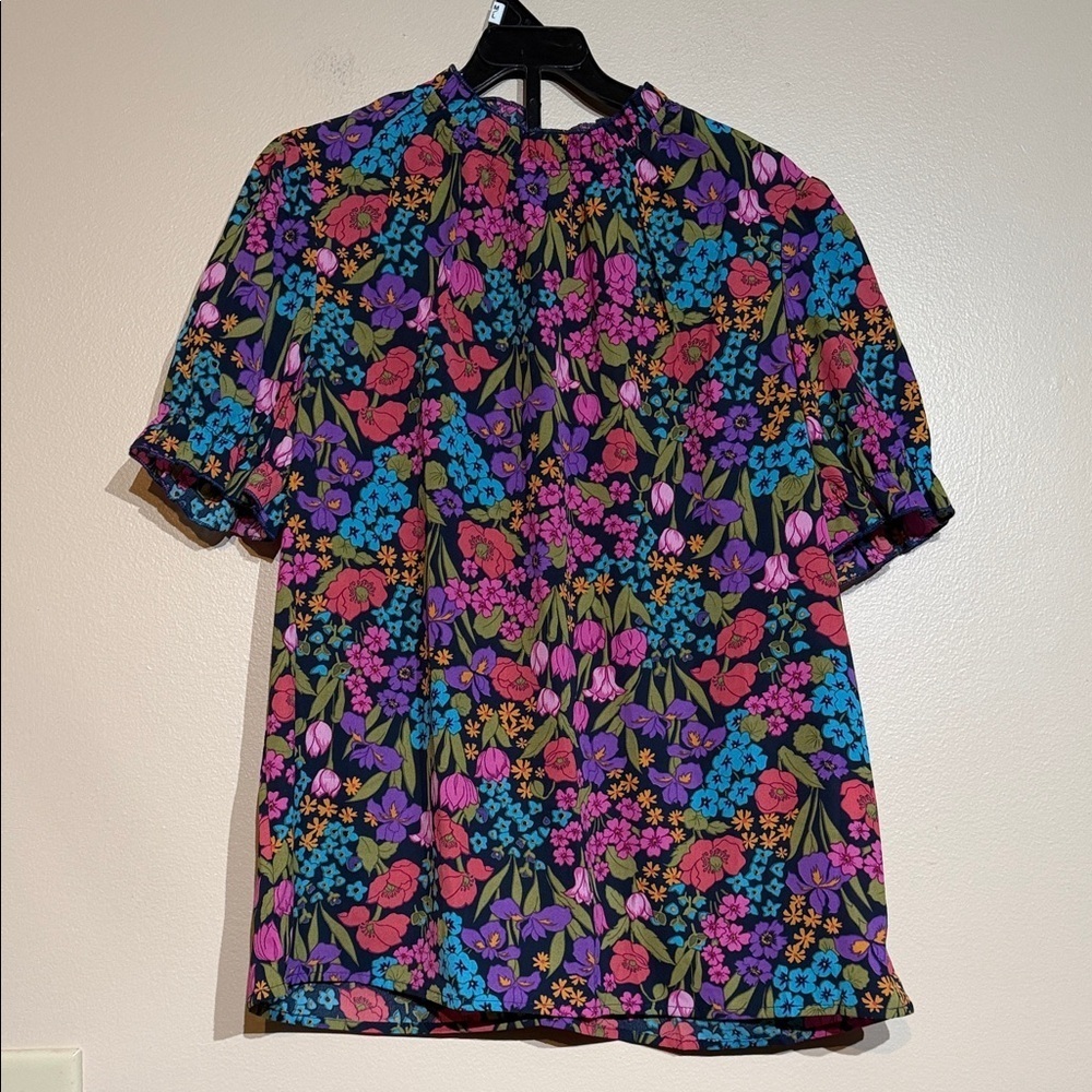 SHEIN Multicolor Floral Blouse